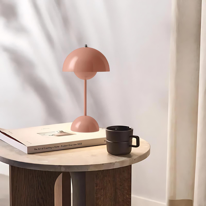 Genopladelig Touch Control Svampelampe med Blødt LED-lys