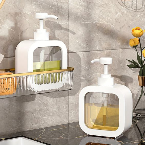 Minimalistisk Sæbedispenser i Holdbart ABS og PVC