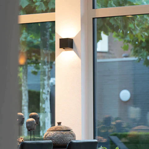 Moderne LED Cube Væglamper med Varm Hvid Belysning - 1+1 Gratis