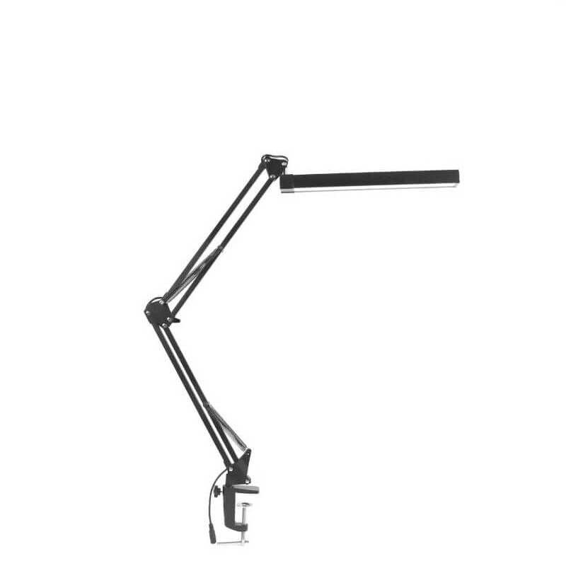 Justerbar LED Klemmedesk Lampe med USB Strøm