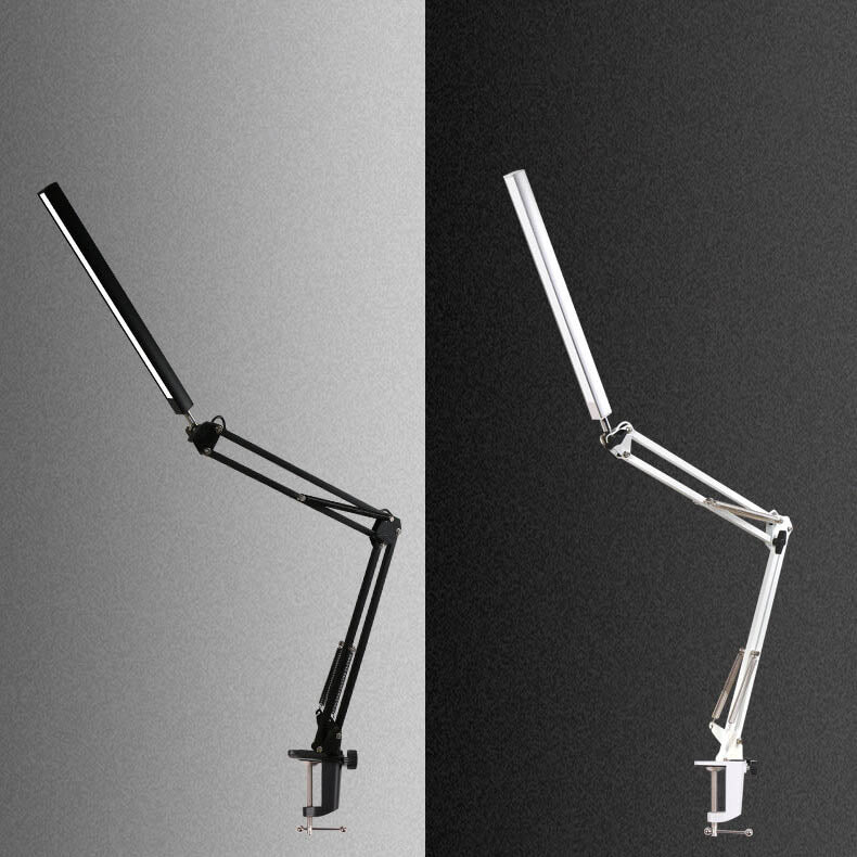 Justerbar LED Klemmedesk Lampe med USB Strøm