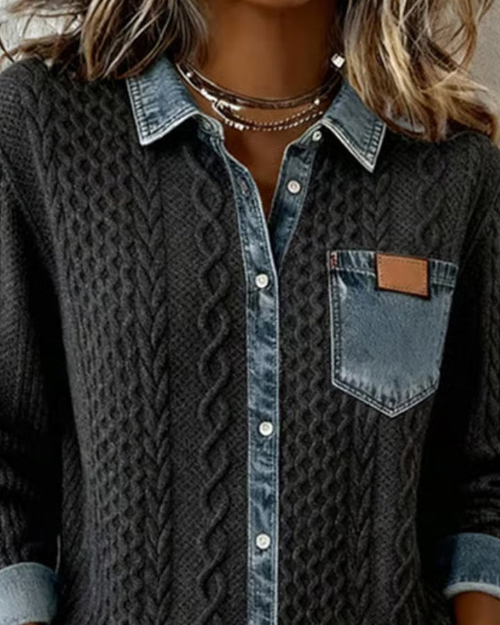 "Flora™ | Langærmet Bluse"