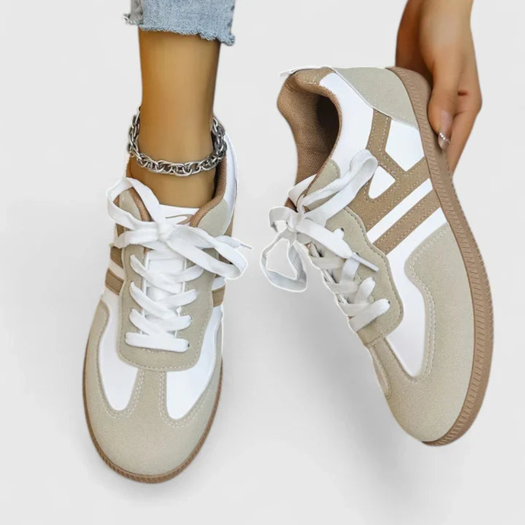 Anja | Dame Retro Snøre Sneakers