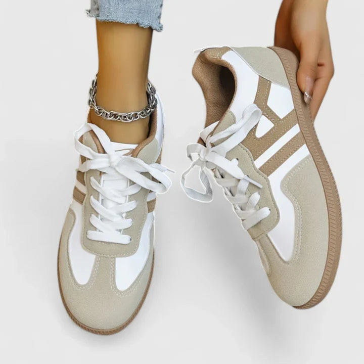 Anja | Dame Retro Snøre Sneakers