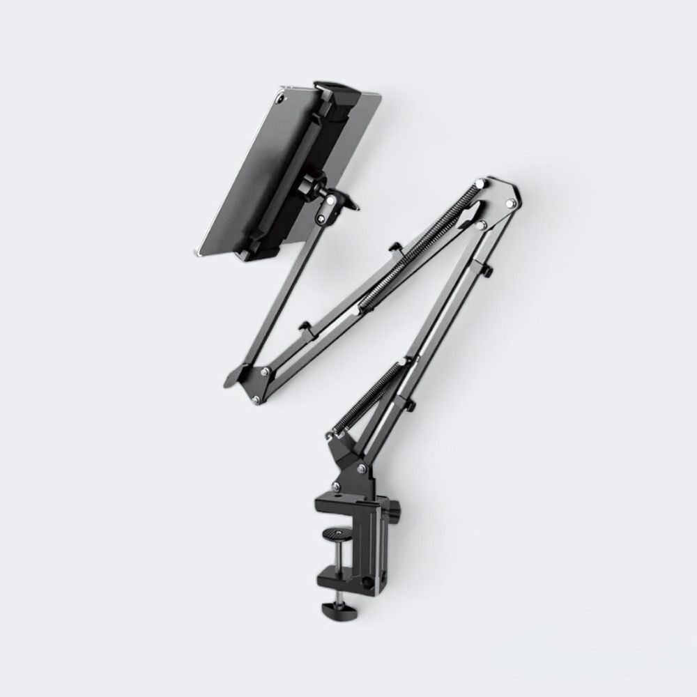 Justerbart Aluminium Tablet Stativ med Solid Base