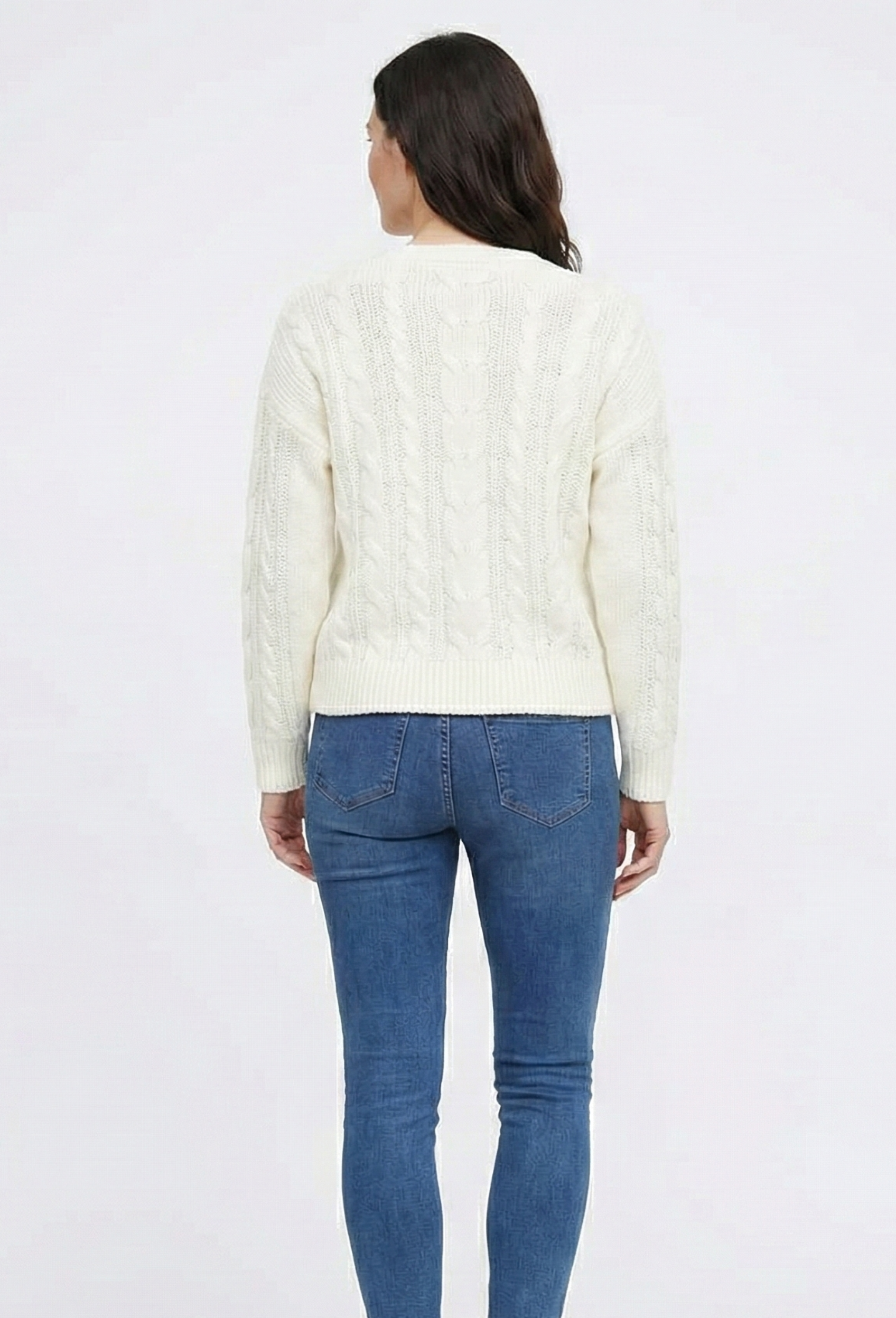 Ava | Klassisk Kabelstrik Trøje – Komfortabel & Tidløs