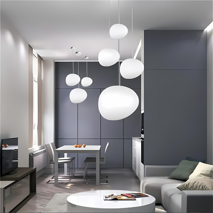 Glas Pebble Pendel Lys med Moderne Design