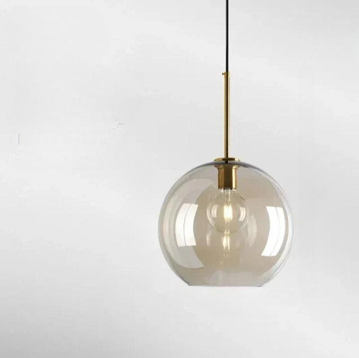 Skandinavisk Glas Pendellampe med Elegant Design