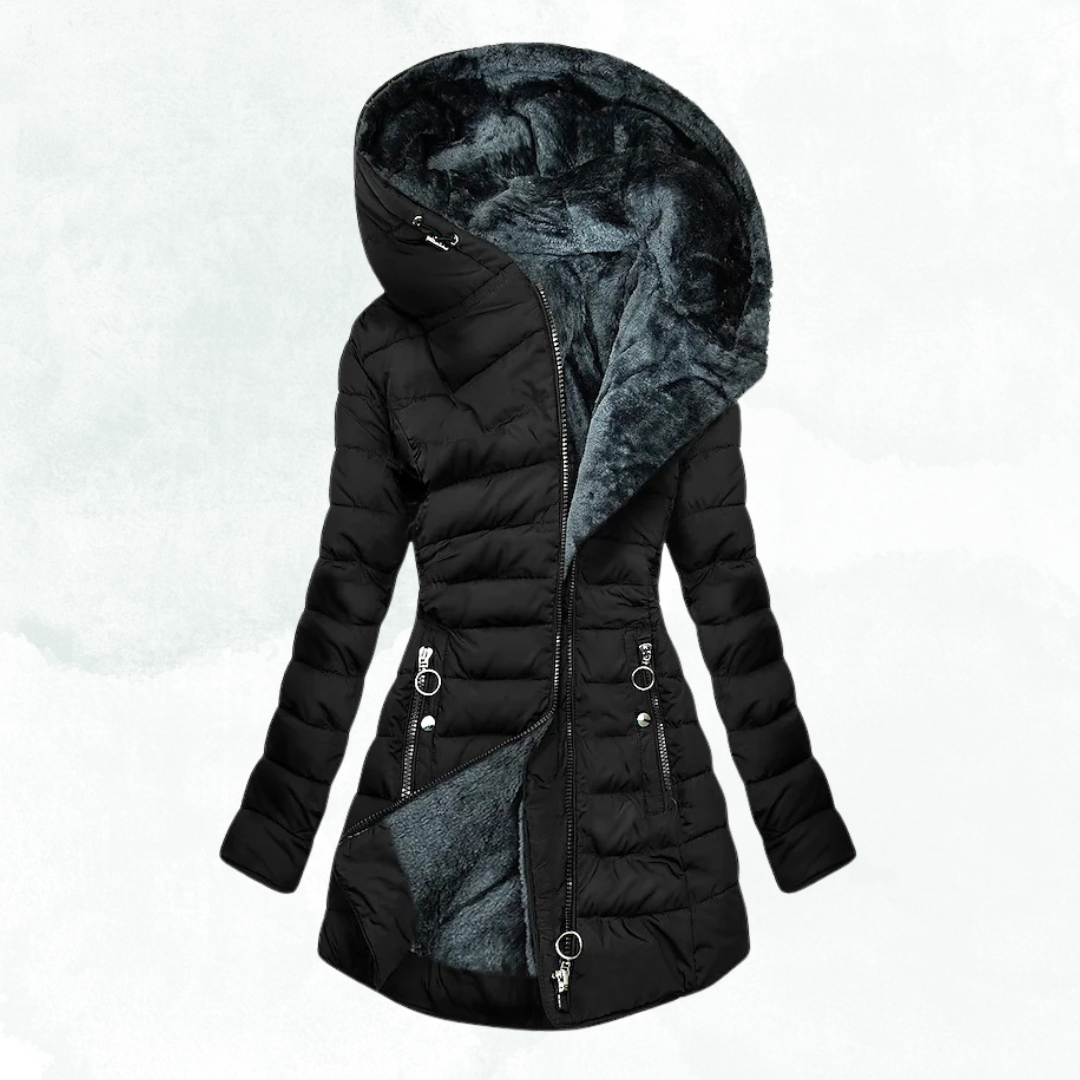 Everlynn™ | Faux-fur foret frakke for ultimativ varme og elegance