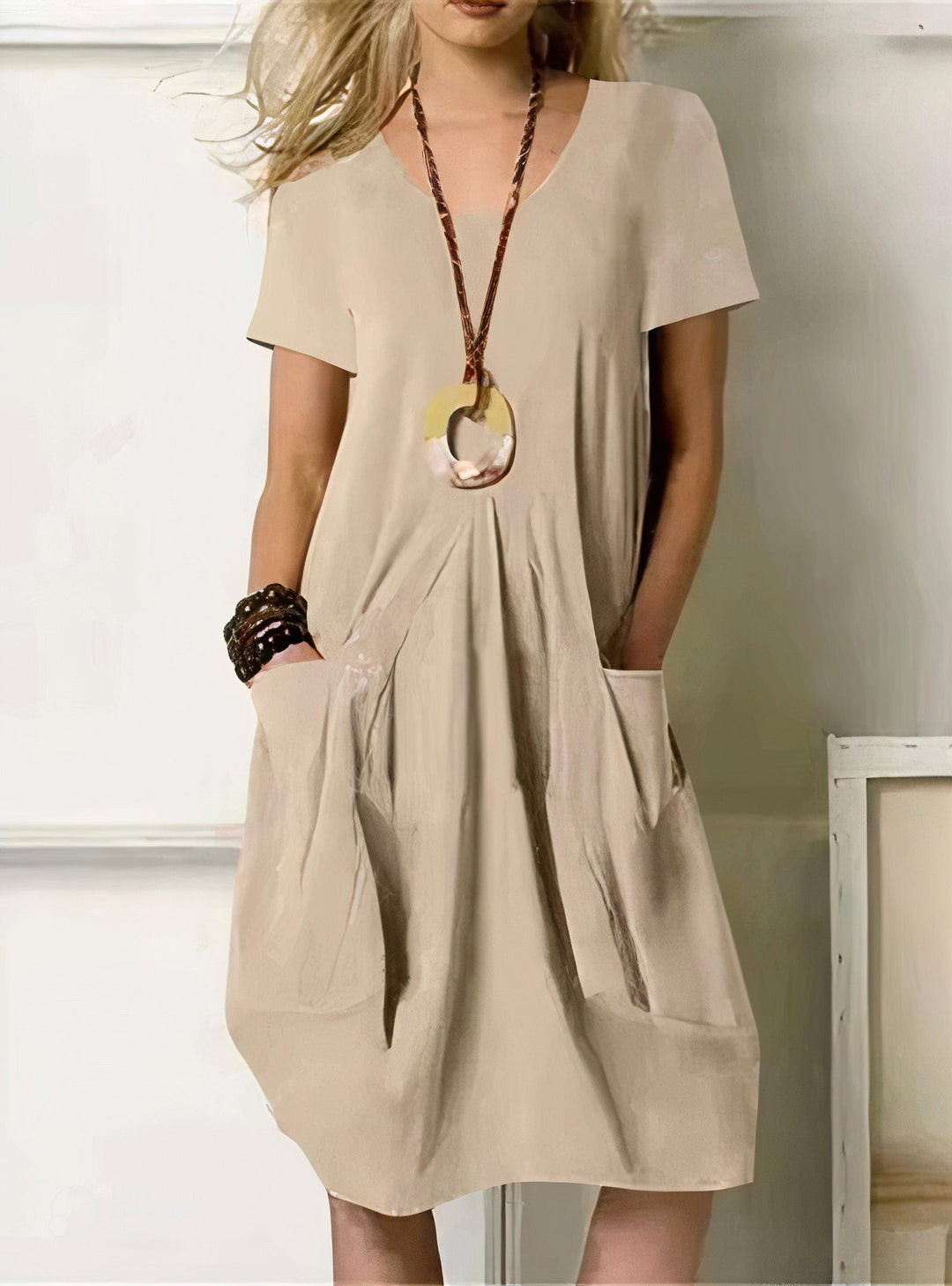 Evelyn™ | Afslappet Fit Kjole