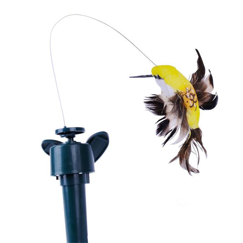 Solcelledrevet Dansende Kolibri og Sommerfugl Have Dekoration
