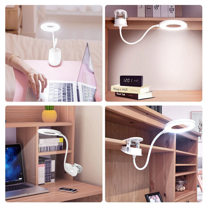 Trådløs Klipslampe med Touch Switch og Justerbare Lysindstillinger