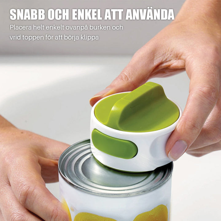 Robust Stål Dåseåbner med Skridsikkert Greb