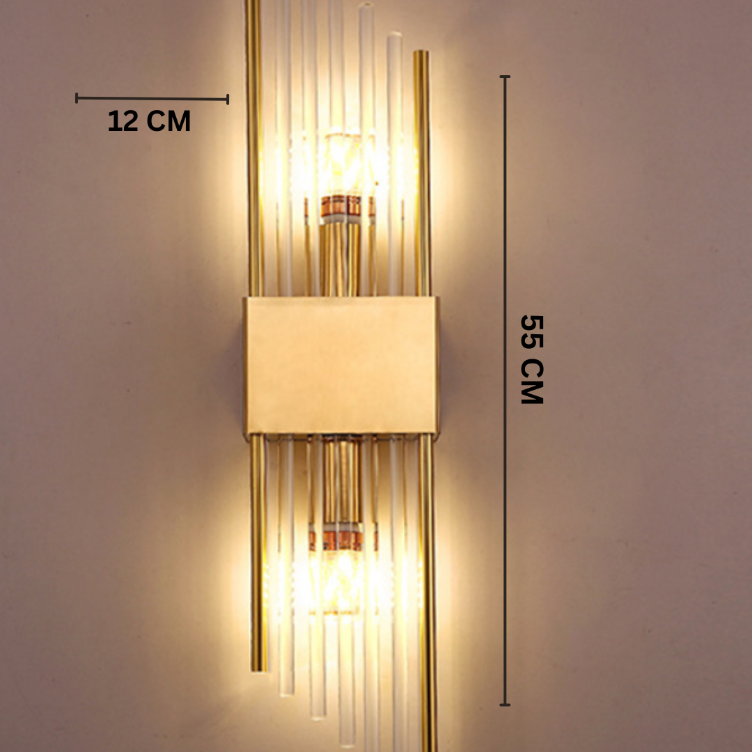 Elegant LED Væglampe i Rustfrit Stål