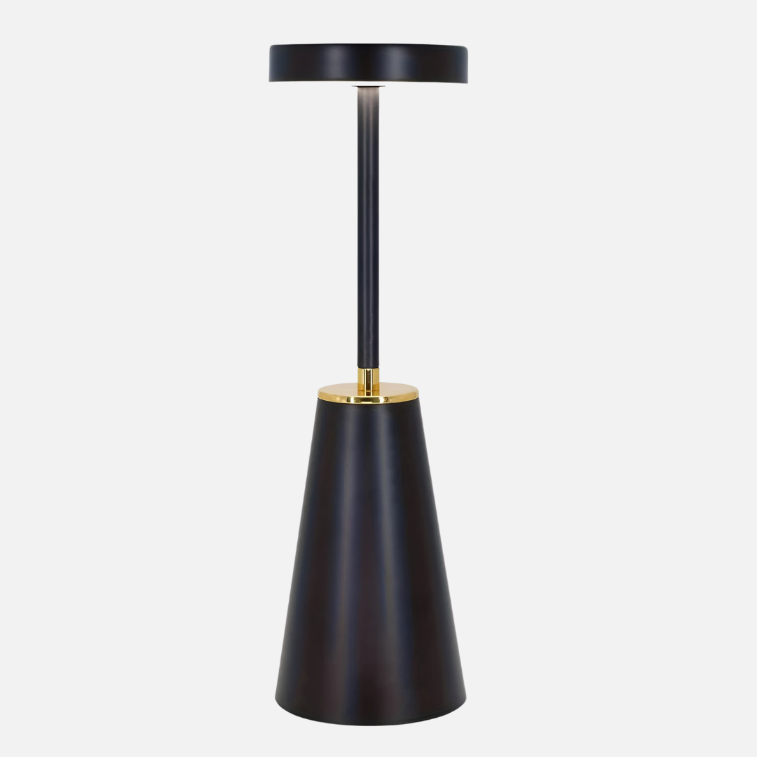 Genopladelig Trådløs Metal Bordlampe med Justerbar Lysstyrke