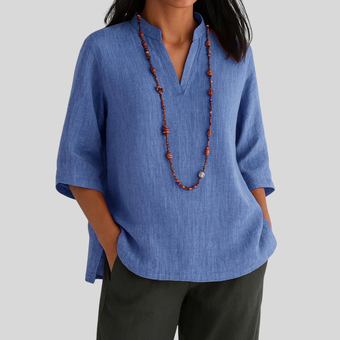 Claudia™ | Bluse med afslappet stil