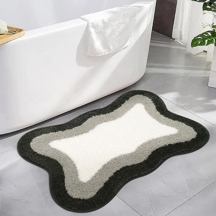 Skridsikker Mikrofiber Bademåtte med Gradientdesign