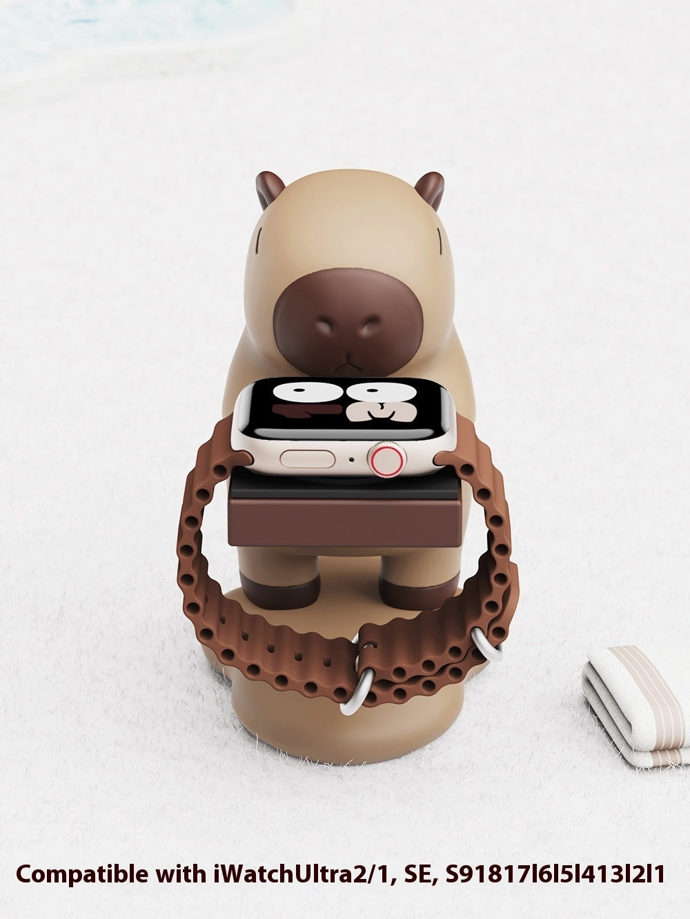 Capybara Opladningsdock til Apple Watch med Unikt Design