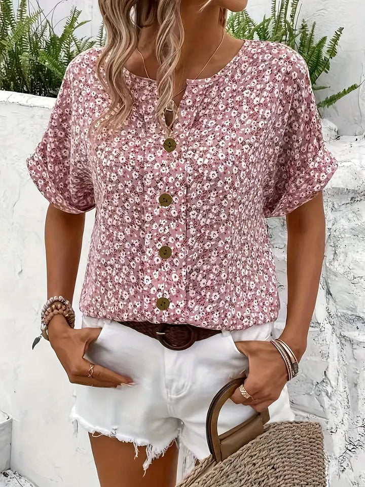 Verna™ | Stilfuld Blomster Bluse