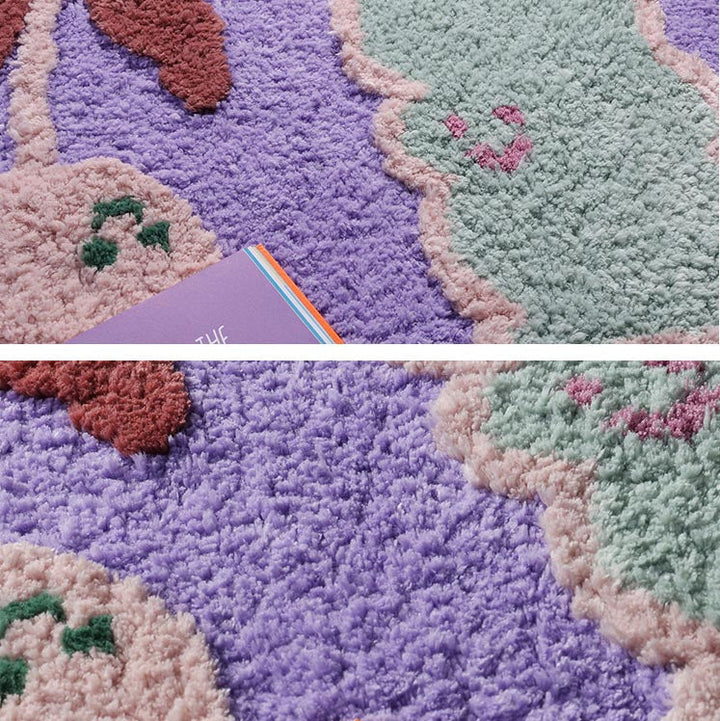 Luksuriøs Blomster Non-Slip Bademåtte med Absorption
