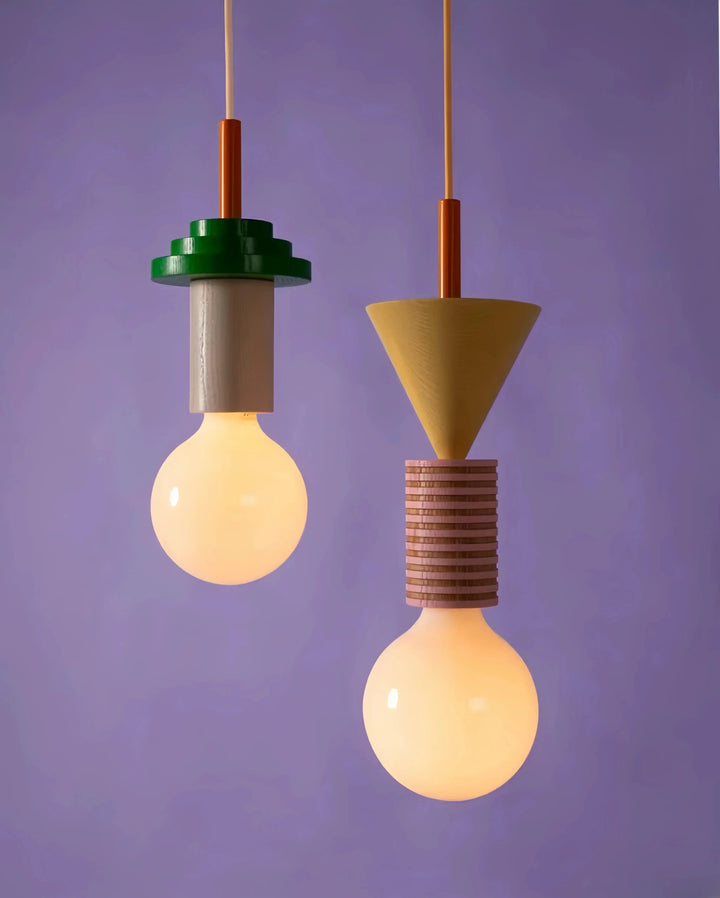 Geometrisk Lysekrone i Metal og Glas - Moderne Design