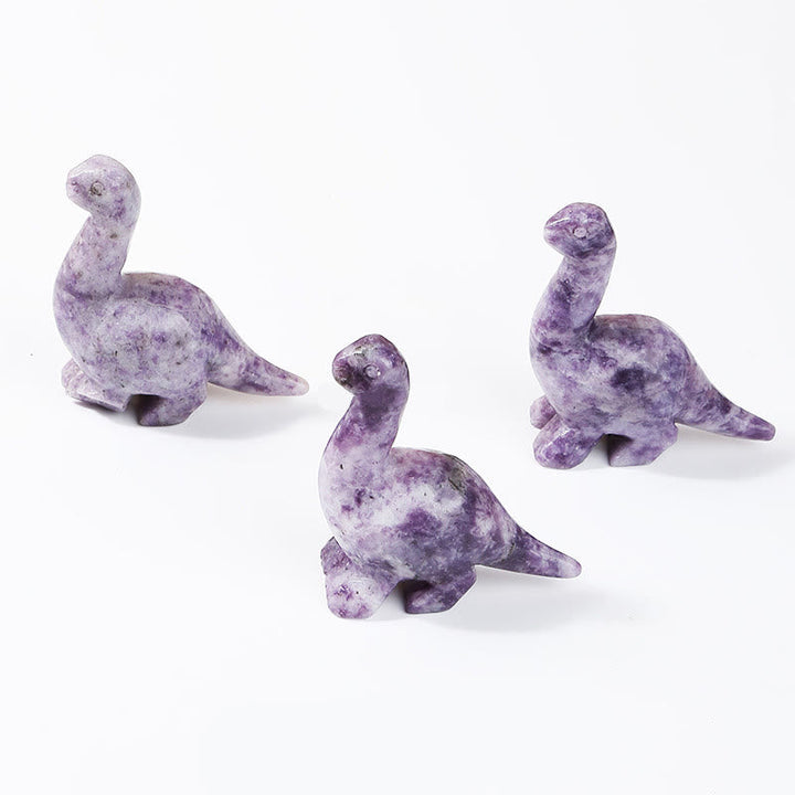 Naturlig Krystal Dinosaur Figurine 2,5 Tommer