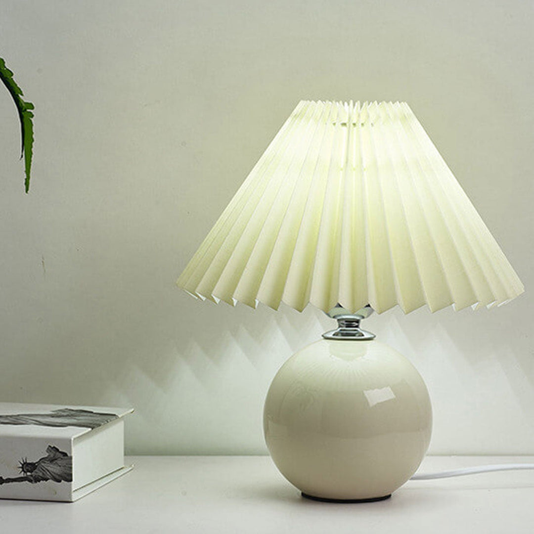 Moderne Keramisk Bordlampe i Flere Farver