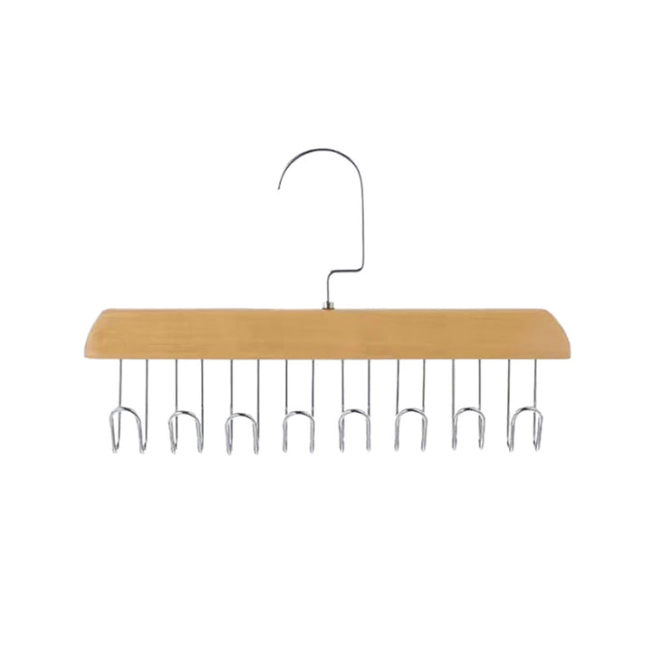 360-Grad Rotations Træ Hanger med 8 Krog til Accessories
