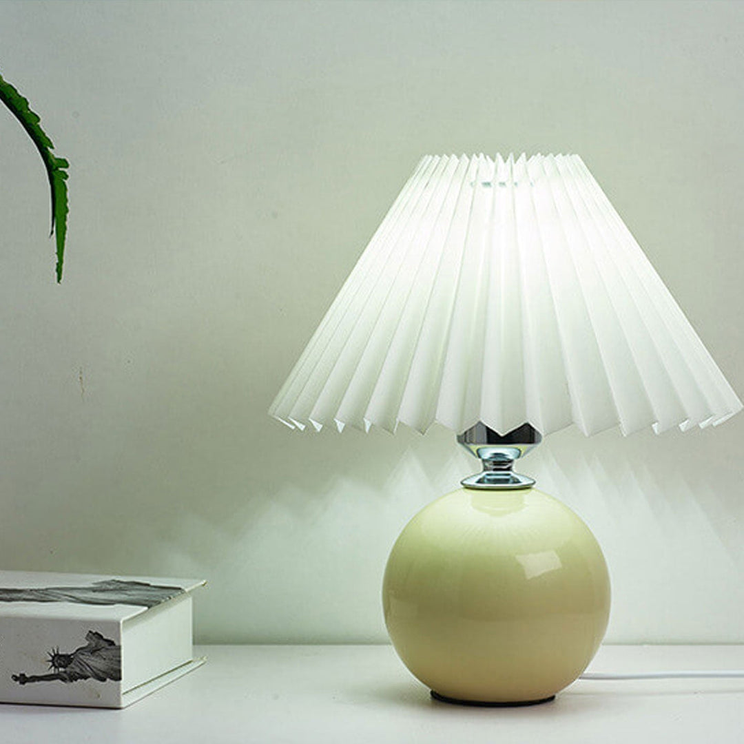 Moderne Keramisk Bordlampe i Flere Farver