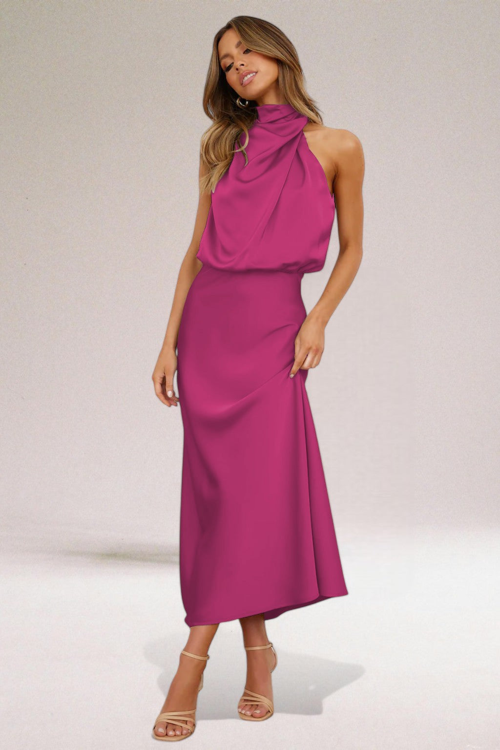 Giselle™ | Elegant Halterneck Kjole