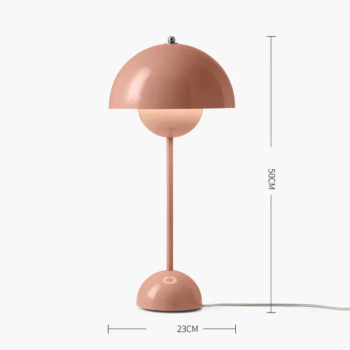 Genopladelig Trådløs Bordlampe med Justerbar Lysstyrke og Farvemuligheder