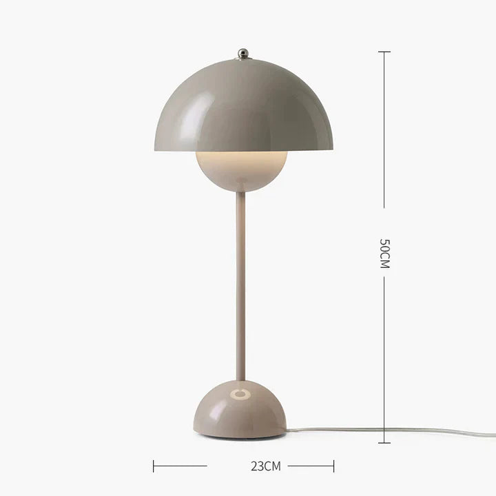 Genopladelig Trådløs Bordlampe med Justerbar Lysstyrke og Farvemuligheder