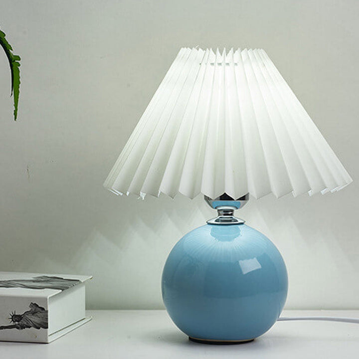 Moderne Keramisk Bordlampe i Flere Farver