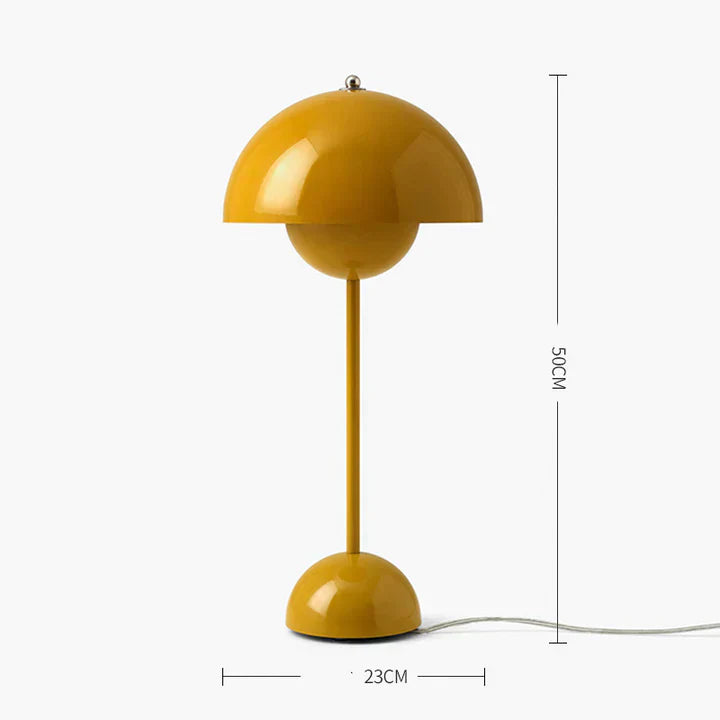 Genopladelig Trådløs Bordlampe med Justerbar Lysstyrke og Farvemuligheder