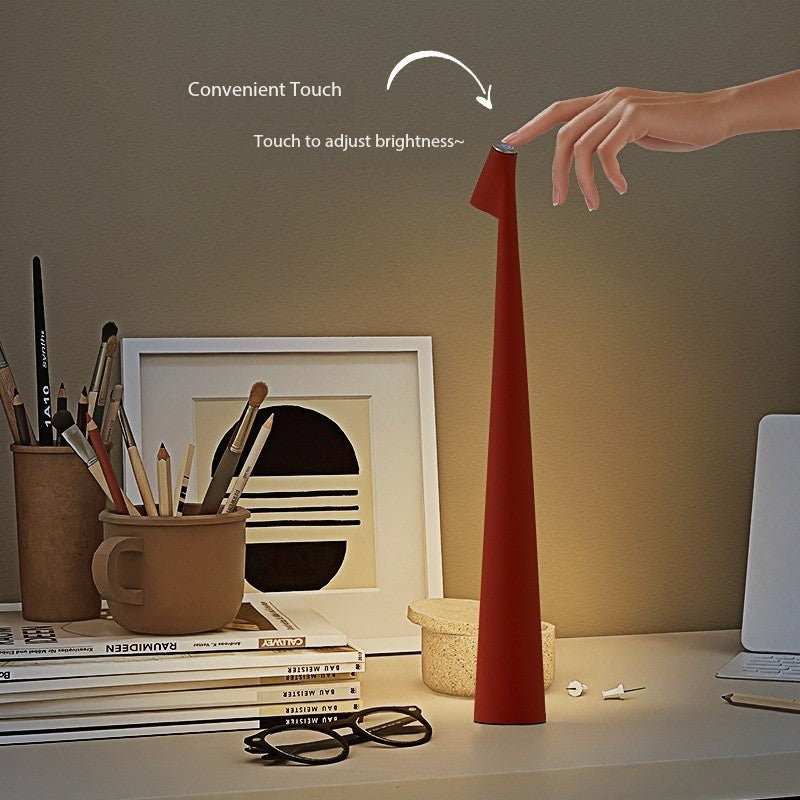 Genopladelig Touch Bordlampe med Dæmpning og Farver