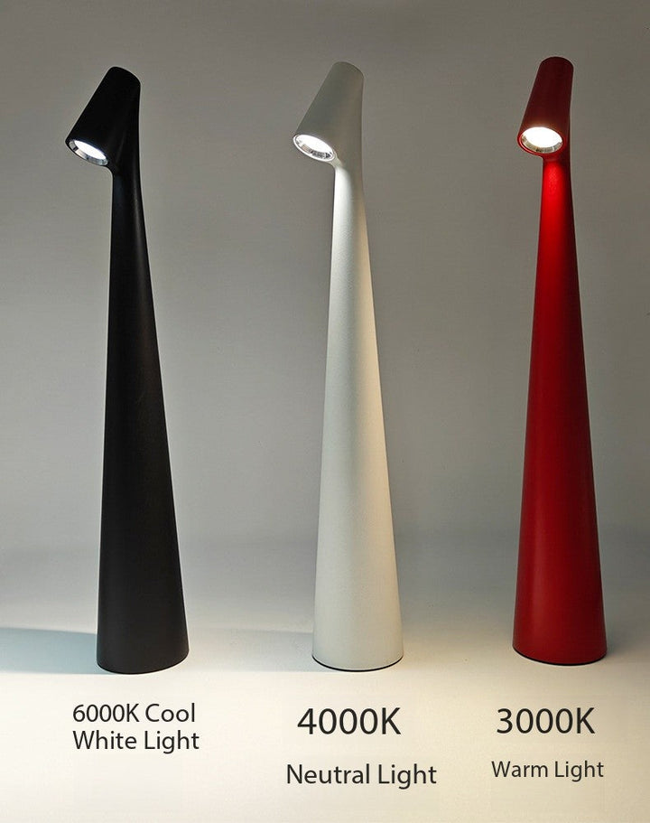 Genopladelig Touch Bordlampe med Dæmpning og Farver