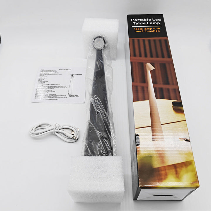 Genopladelig Touch Bordlampe med Dæmpning og Farver