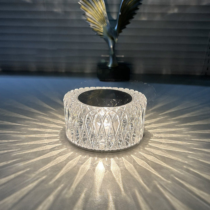 Rosa Berøringsaktiveret Bordlampe med RGB Belysning