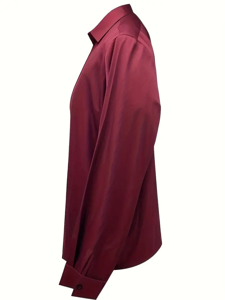 Eva™ | Luksus Satin V-Hals Bluse