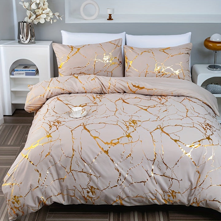 Luksus Silke Dynebetræk Sæt med Elegant Design
