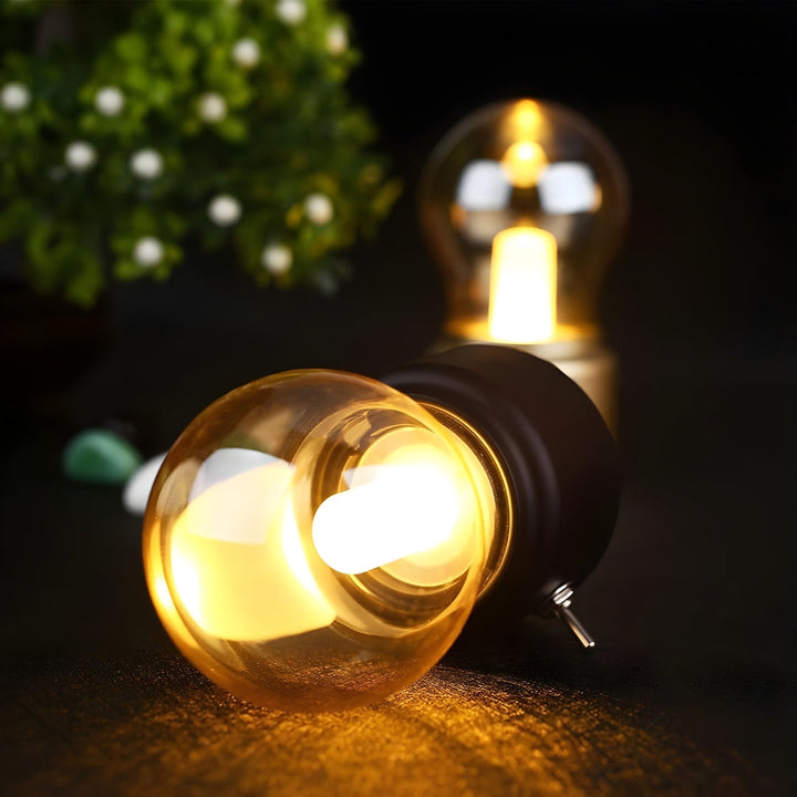 Genopladelig Retro LED Bordlampe med USB Opladning