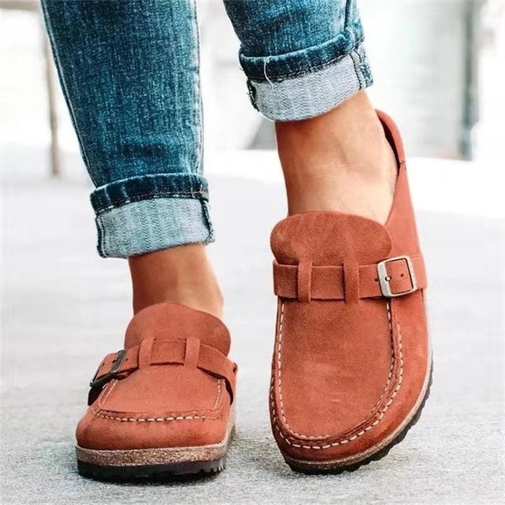 Kirsten | Damernes Slip-On Loafer med Spænde