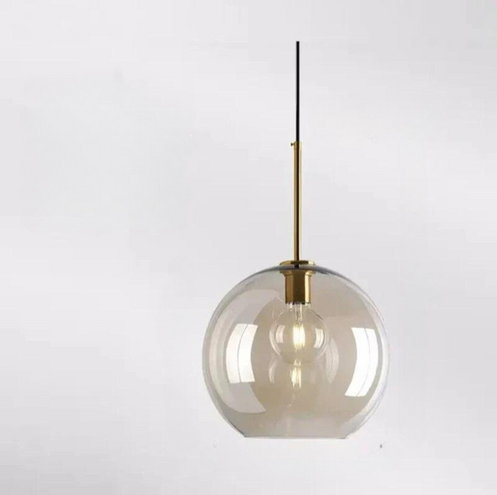 Skandinavisk Glas Pendellampe med Elegant Design