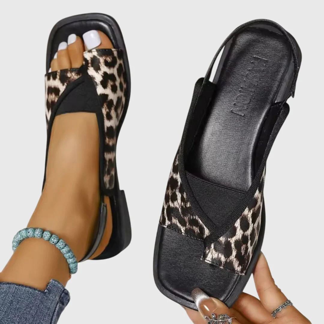 Selina | Dame Kontrast Rem Flade Sandaler