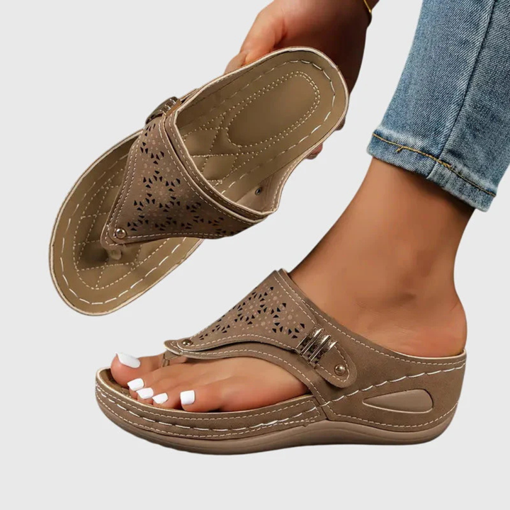 Stefanie | Damernes Slip-On Flade Sandaler