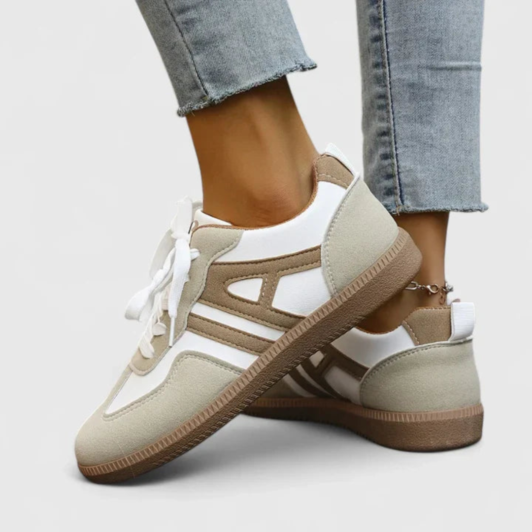 Anja | Dame Retro Snøre Sneakers
