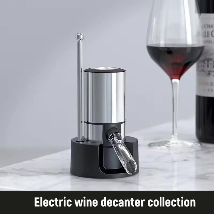 Elektrisk Vinaerator med Enkelt-Knap Kontrol i Rustfrit Stål