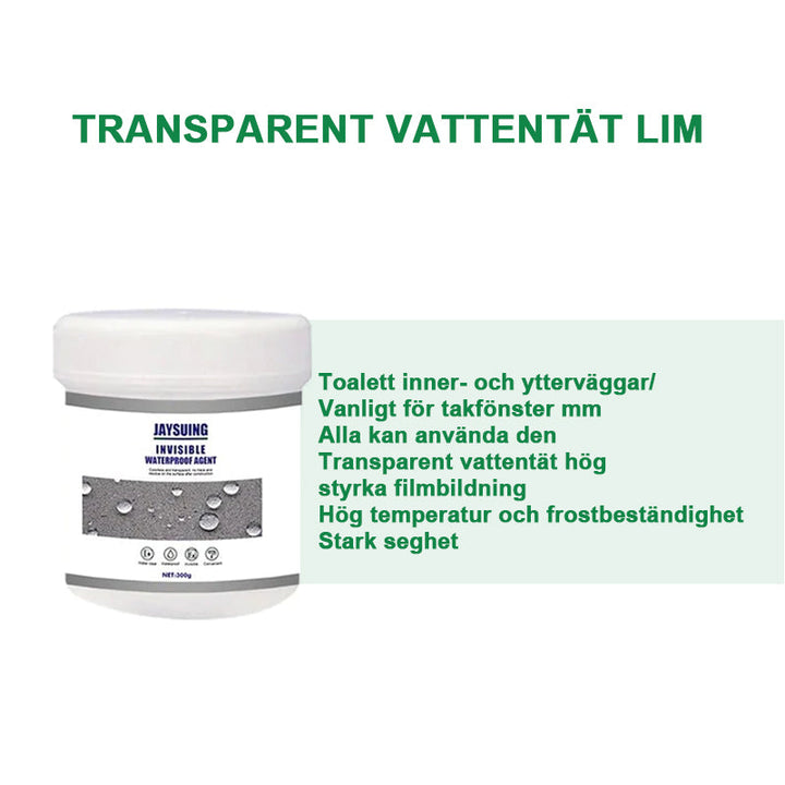 Klar Vandtæt Gummibelægning til Overflader med Høj Vedhæftning