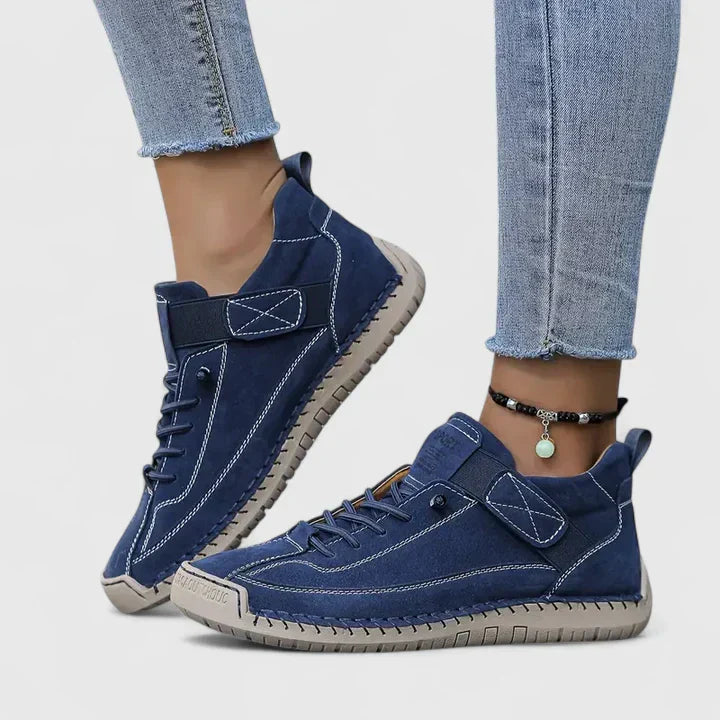 Jessica | Dame Lækre Chic Behagelige Snøresneakers