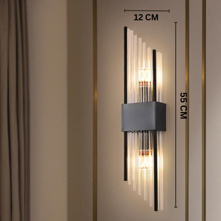 Elegant LED Væglampe i Rustfrit Stål